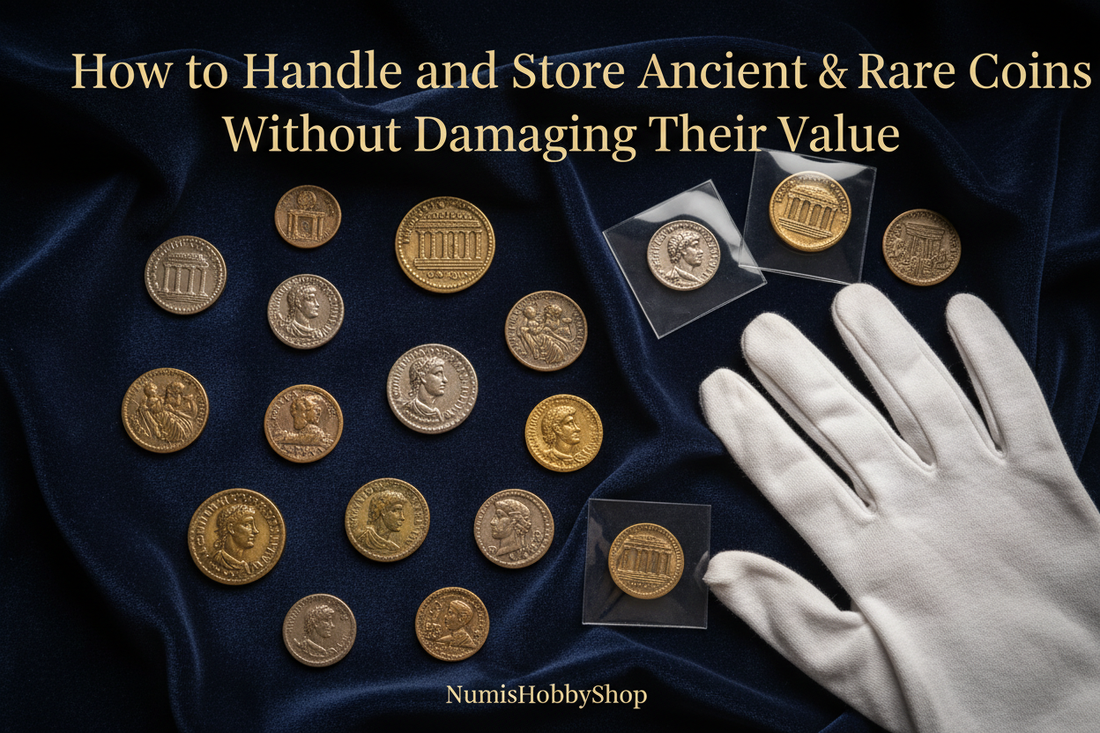 How to Handle and Store Ancient & Rare Coins Without Damaging Their Value