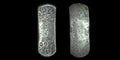 ⭐INDIA⭐. Ancient GANDHARA JANAPADA Authentic OLD 600 B.C Silver Coin Bent Bar.
