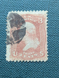 USA 1867 Washington 3¢ Rose "F" Grill Scott #94 VFU