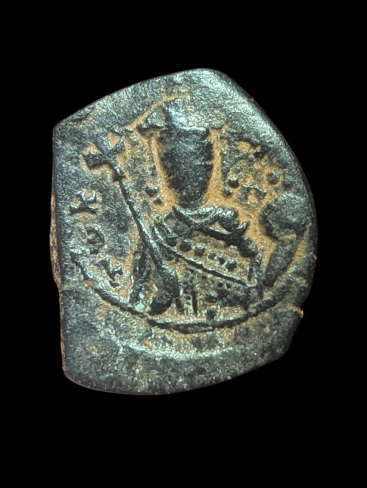 Crusader Bronze Follis -Follis - Tancred St Peter with cross - Unusual Type