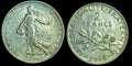 1916 France 2 Francs KM# 845.1 Circulated Coin
