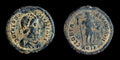 Roman coin of Theodosius I - Antioch , maiorina, Gloria Romanorum. AE2, 5.3 Gr