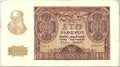 Poland 1940 100 Zlotych Banknote Circulated