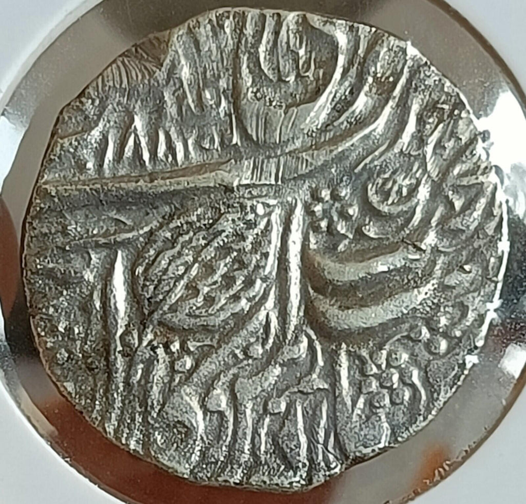 #KN-50#India-Sikh Empire silver Rupee of Maharaja Ranjit Singh 1884/92 Top grade