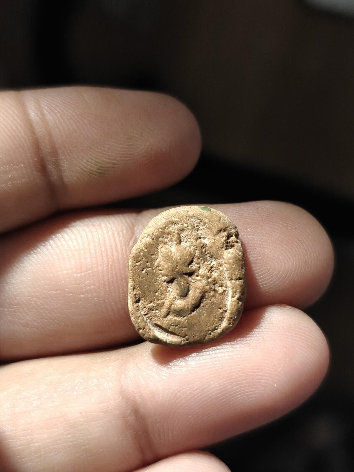 Ancient Greek Roman Circa 1st-3rd centuries AD. Terracotta Clay Bullae Tessera