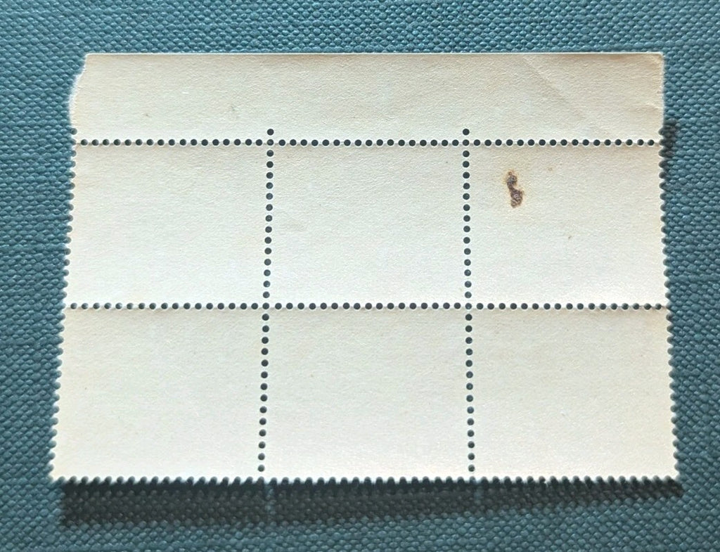 Ireland 1968 (MNH) 2d Dog cylinder 1 block, 6 Pcs thin paper, gum arabic