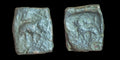 Ancient India Excellent grade Taxila  copper unit Lion-Elephant type Gandhara