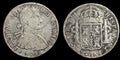 1809 Mo Mexico City 8 Reales Date Clé Meilleure Date .903 Argent Monnaie Mexicaine