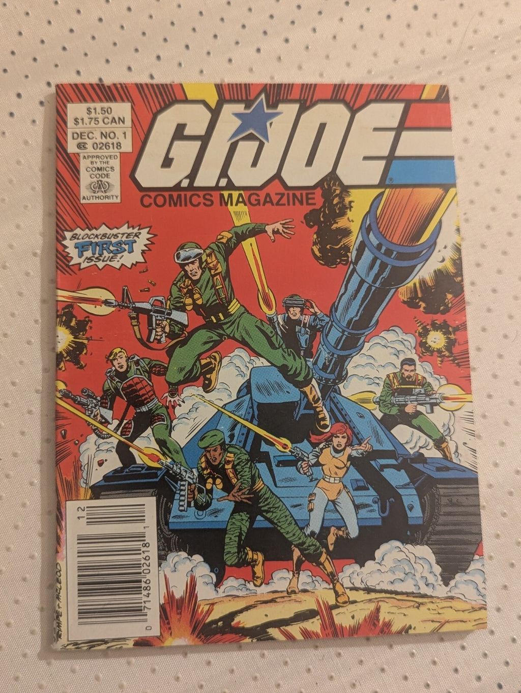 G.I. Joe Comics Magazine #1 Digest Marvel Comics 1986 Mint Condition In Pack