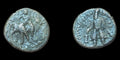 Inde, Empire kouchan, Vima Kadphises, 1/4 Unité, v. 100-127 après J.-C., Siva/taureau, Très rare