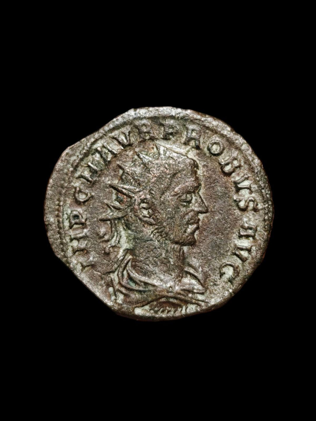 Roman Imperial Probus CLEMENTIA TEMP π XXI Silvered Bronze Antoninianus