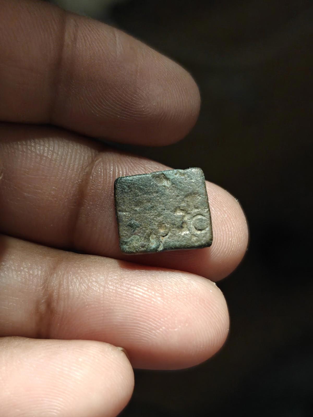 Magadh Punch Mark Coin Ancient Silver Bilon 400BC Greek Era Janapada