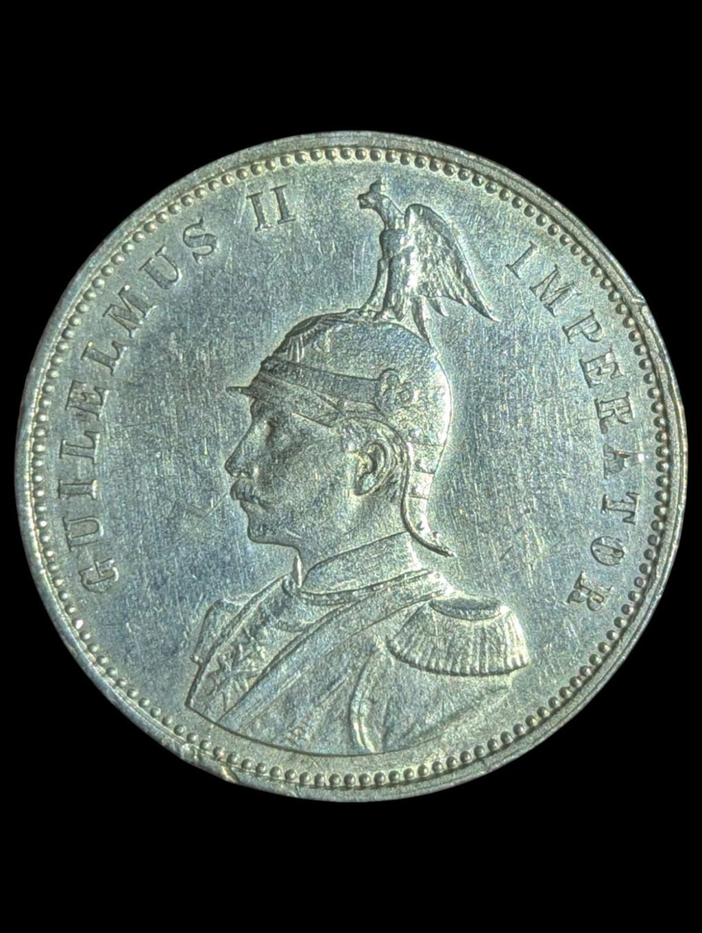 1 Rupie Guillaume II GERMAN EAST AFRICA Stuttgart 1911J Luster*