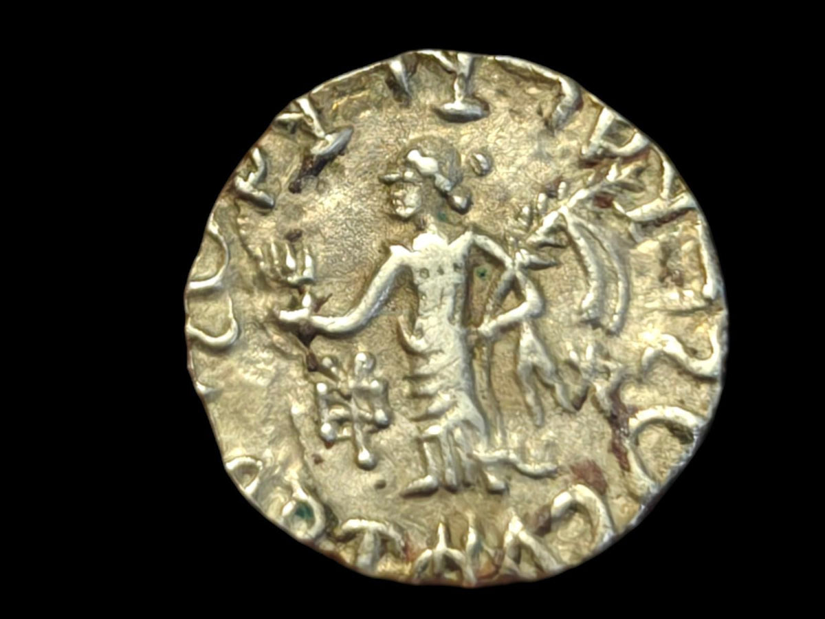 古代斯基泰国王，阿泽斯二世，公元前58-12年，印度-希腊王国德拉克马，罕见