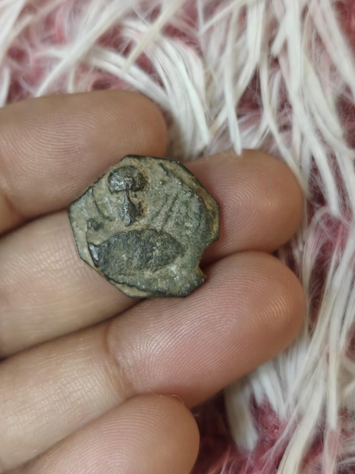 Follis en bronze croisé Tancrède Croix de Saint-Pierre KM BA Monnaie médiévale Europe