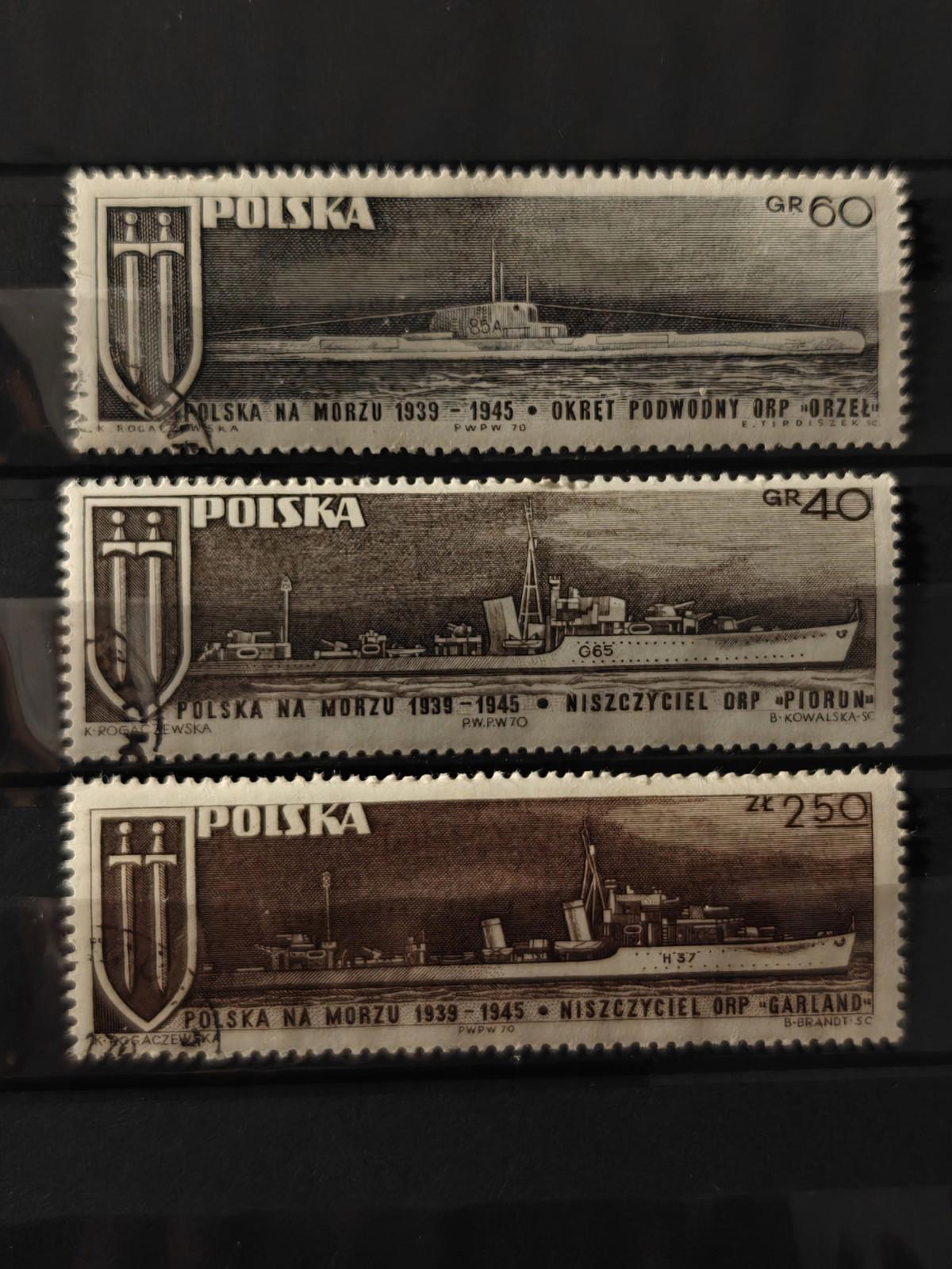 POLAND 1970 Fi 1882-84 POLSKA NA MORZU MNH**