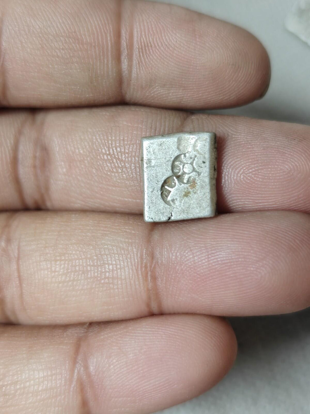 Magadh Silver Coin Ancient Punch Mark 400 BC Mauryan Dynasty India