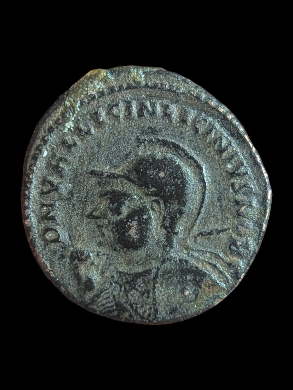 LICINIUS II Ancient Roman Coin w JUPITER ZEUS VICTORY EAGLE