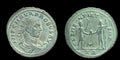Roman Imperial Probus CLEMENTIA TEMP π XXI Silvered Bronze Antoninianus