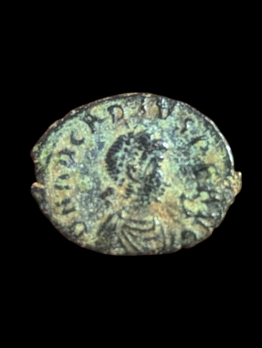 Arcadius (383-408), Follis 395-40 Victoire Captif Bouclier Monnaie Romaine RARE
