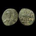 Coin of the Holy Land  Byzantine Romanus III Image of Christ Follis, ca 1028 AD#