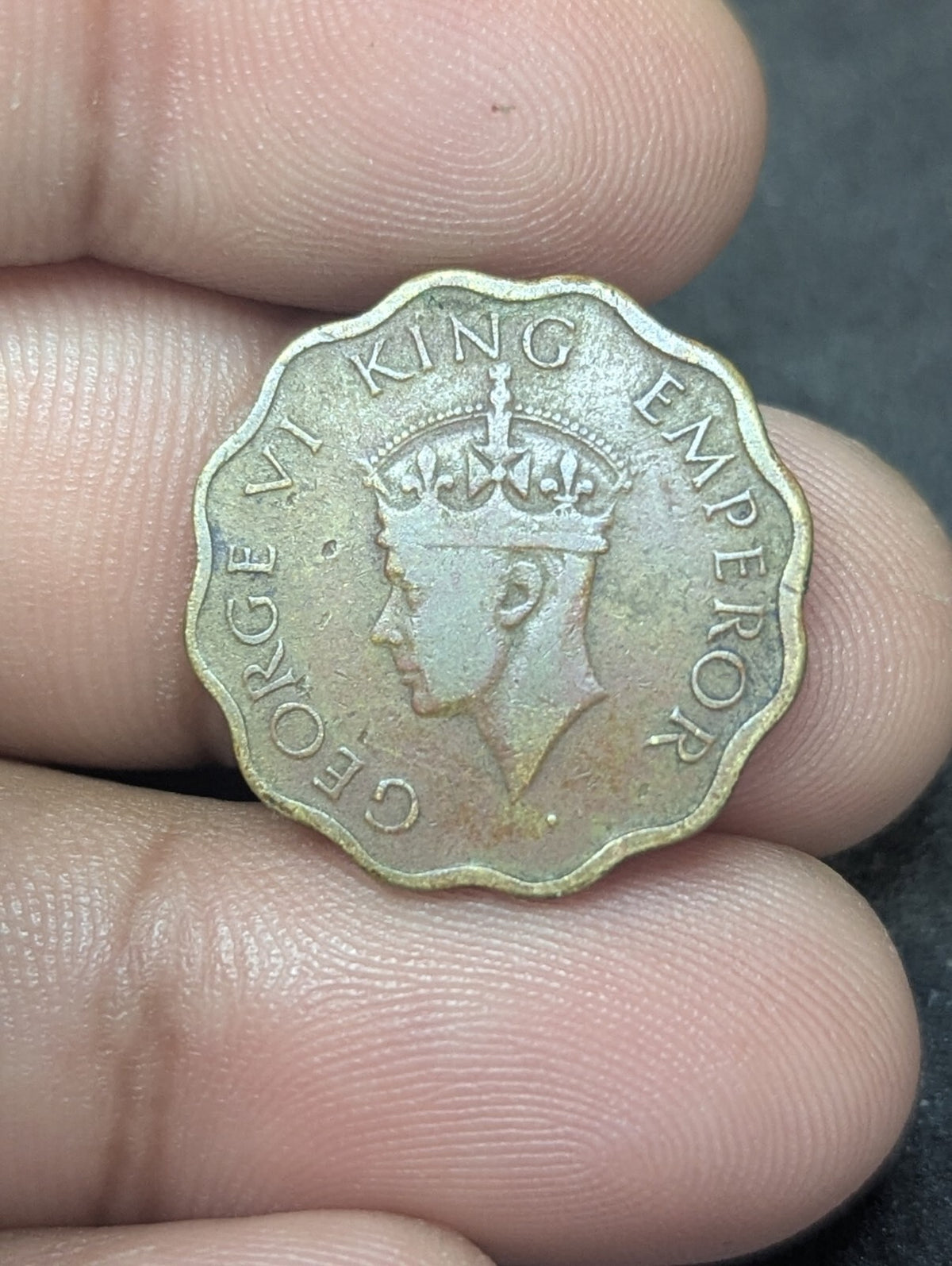 1943年英属印度1安那硬币