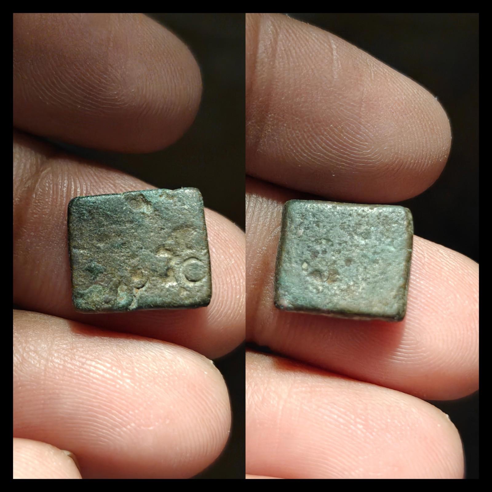 Magadh Punch Mark Coin Ancient Silver Bilon 400BC Greek Era Janapada