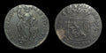 1795 Netherlands Gulden Batavian Gelderland Silver Coin Circulated Dutch