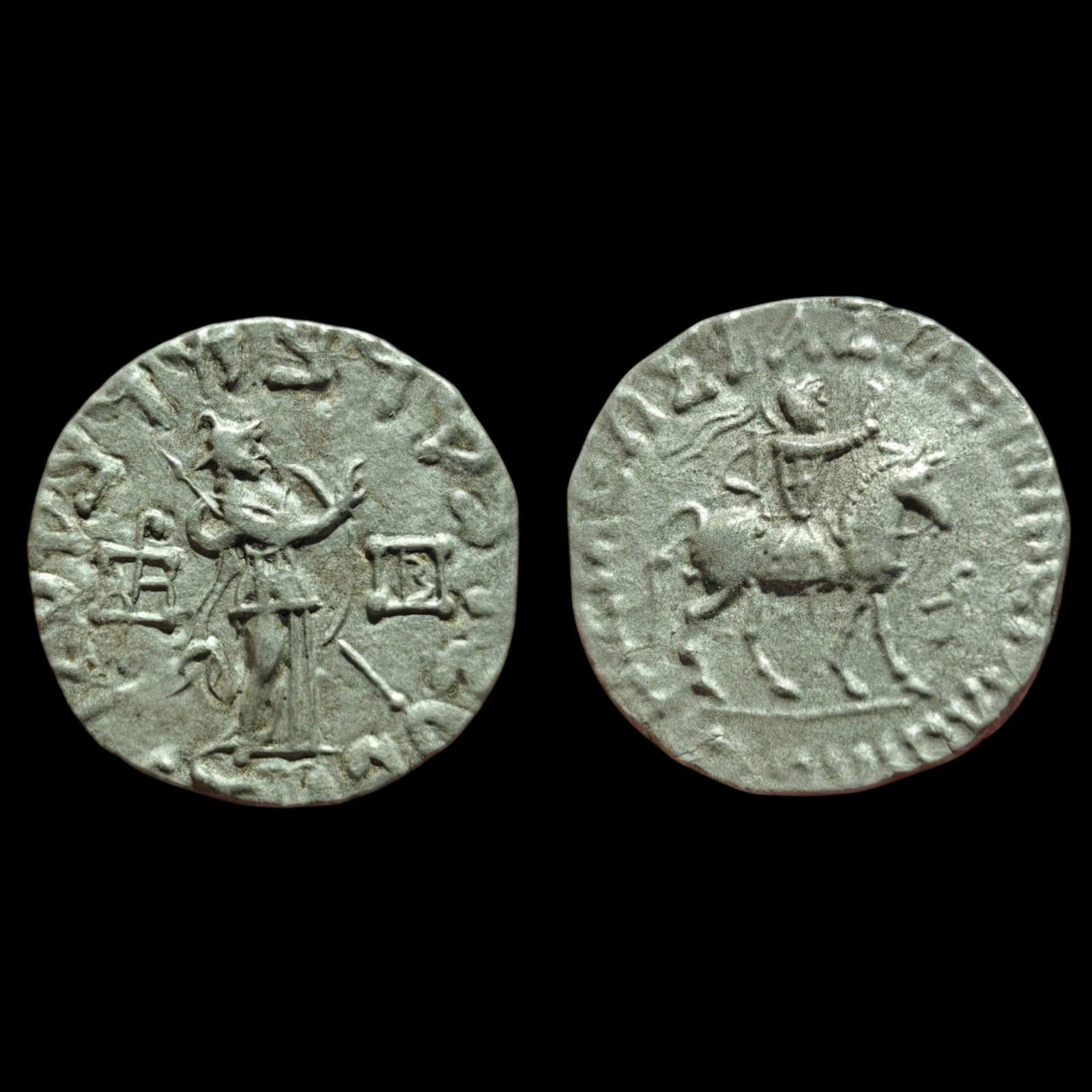 ROIS INDO-SCYTHES. Azès Ier. Vers 58-19 av. J.-C. Tétradrachme en argent (AR)