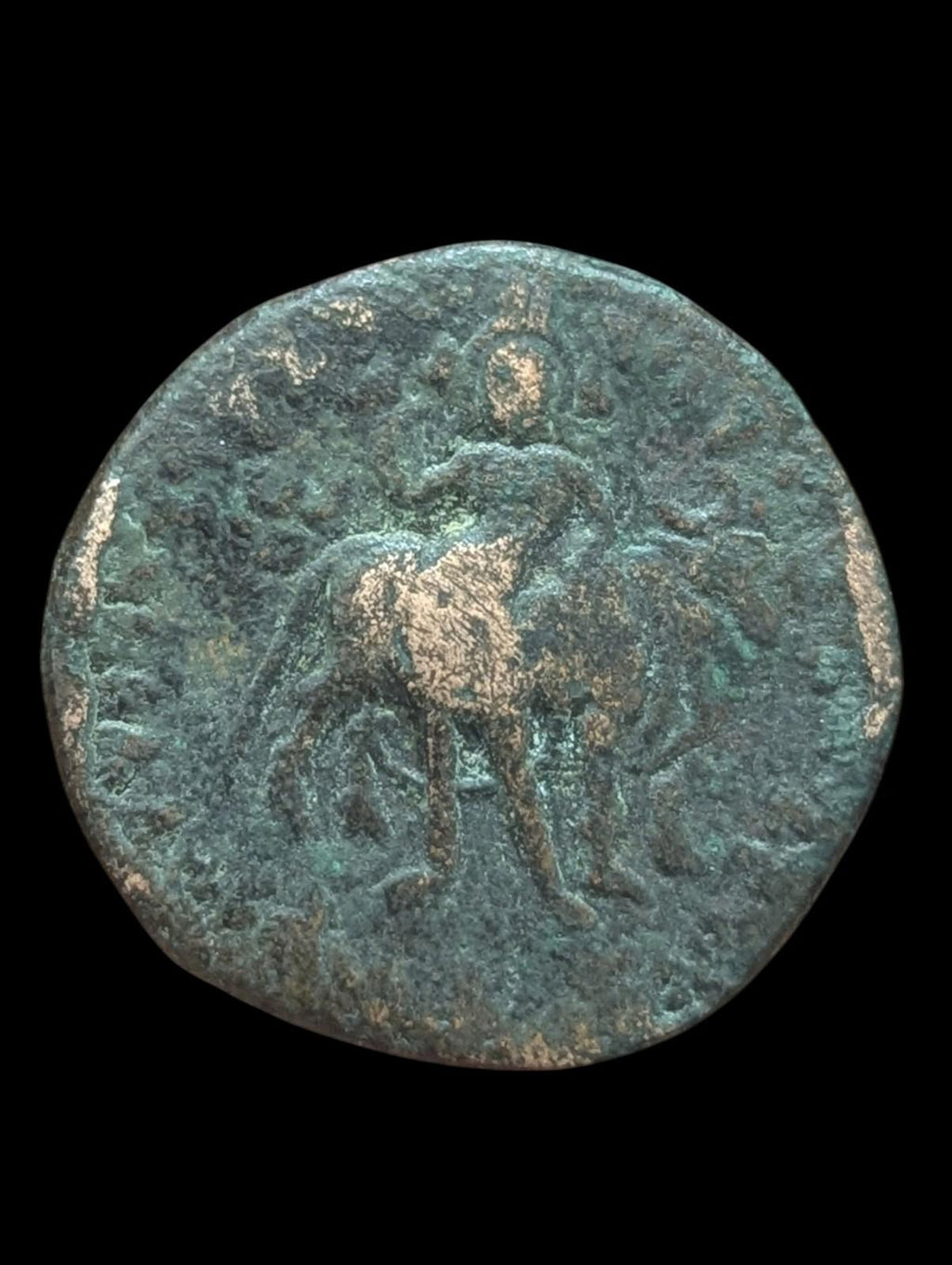 india kushan empire Vima Kadphises Ae Tetradrachm  Circa 100-127A.d. Siva/bull
