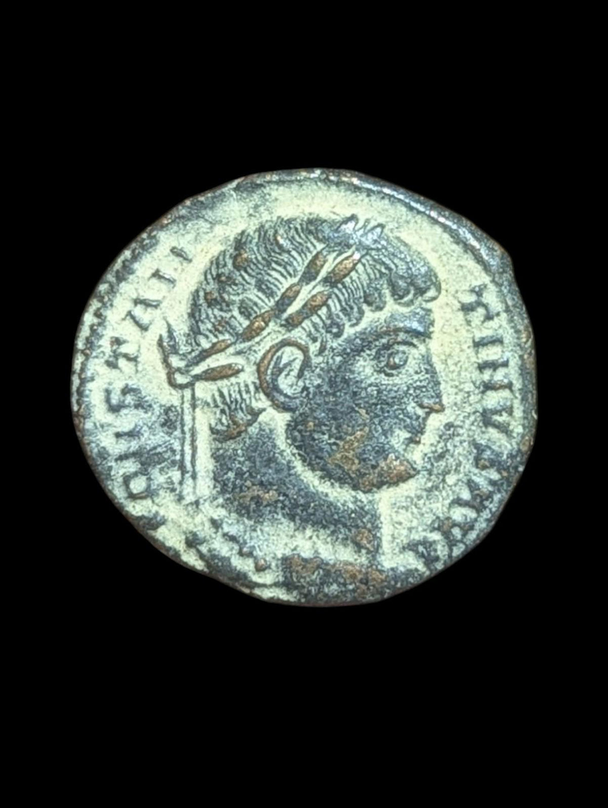 Constantine Caesar Rare genuine Ancient Roman coin Camp-gate ThessalonicaMint