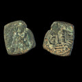 Arab Byzantine Umayyad Mu'awiya Standing Caliphate With KALIMA Islamic Coin&**