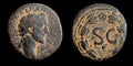 ANTONINUS PIUS 145AD Antioch on the Orontes In Wreths Ancient Roman Coin
