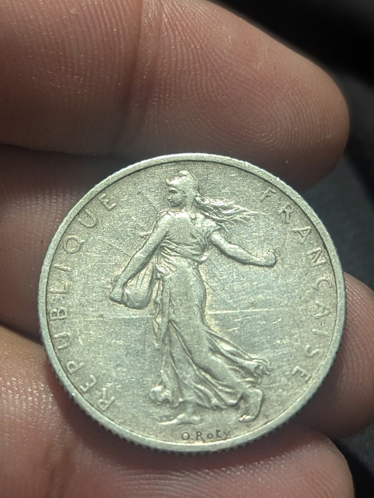 1908年法国2法郎KM# 845.1流通硬币