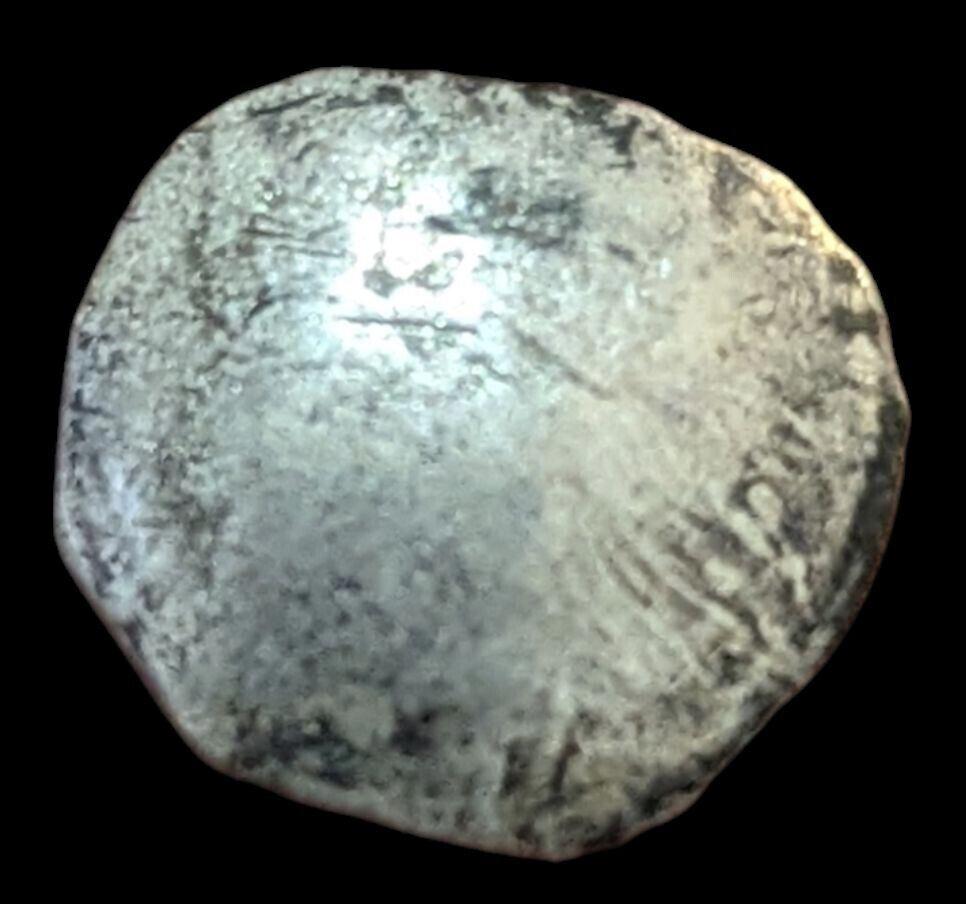 1/8 Unit INDIA Ancient GANDHARA JANAPADA Authentic 600 BC Coin RADIANT CIRCLE