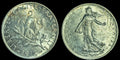 1915 France 2 Francs KM# 845.1 Circulated Coin
