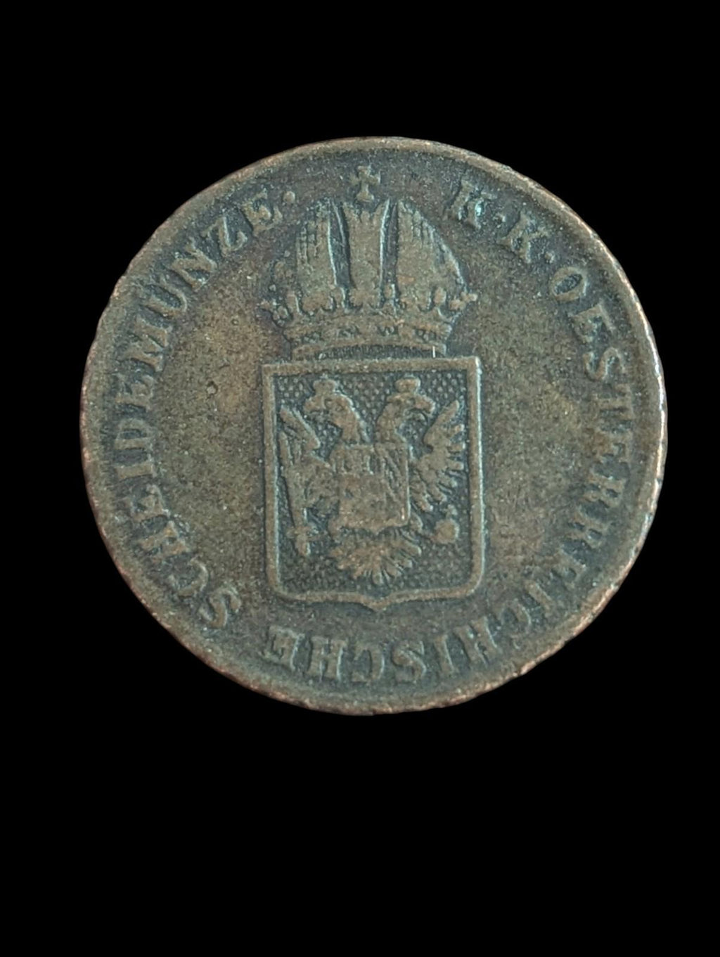 Pièce Autriche 1816 A 1 kreuzer, pièce autrichienne, François Ier de Habsbourg,