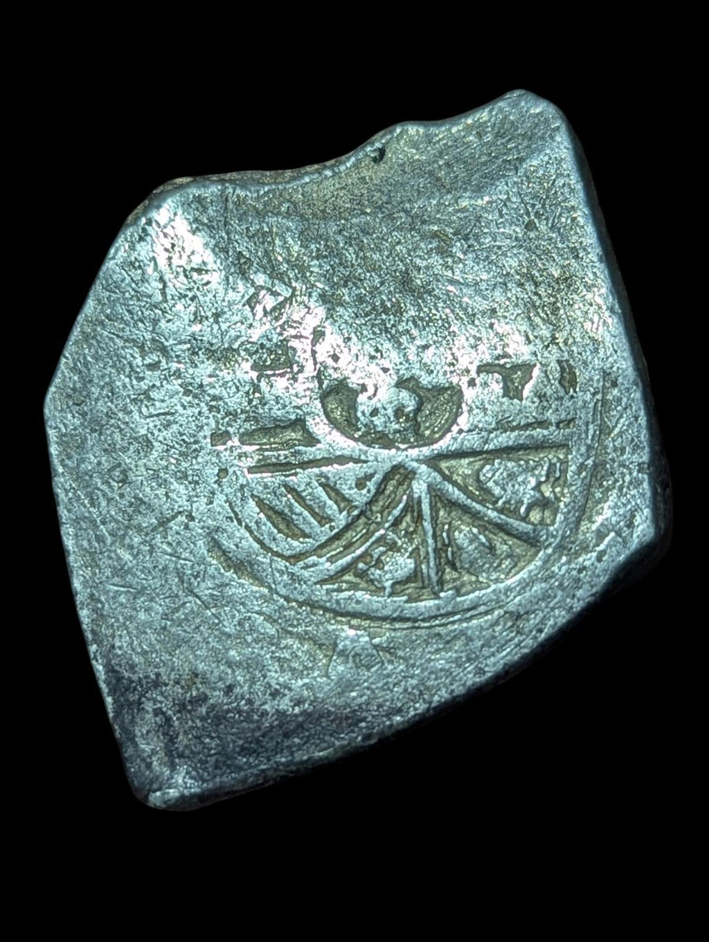 Pillage Pirate du Mexique espagnol 8 Réaux 1711-1728 Rare, 26,5 G