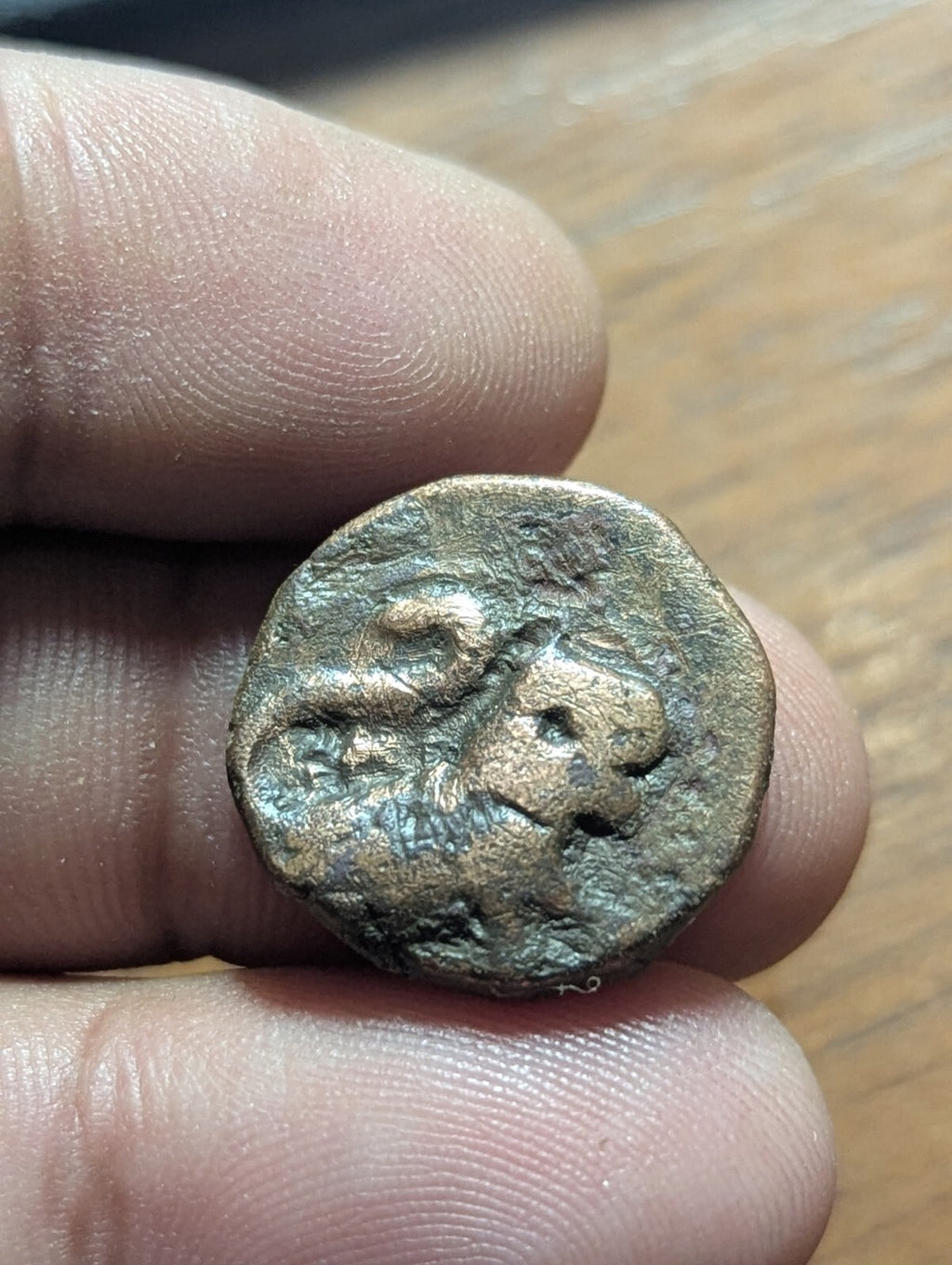 Sikh Empire Paisa AE Billyshahi Copper Coin KM 22 Derajat Mint Rare