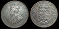 1923 STATES OF JERSEY - 1/12 SHILLING - BRONZE - George V Wow Grade