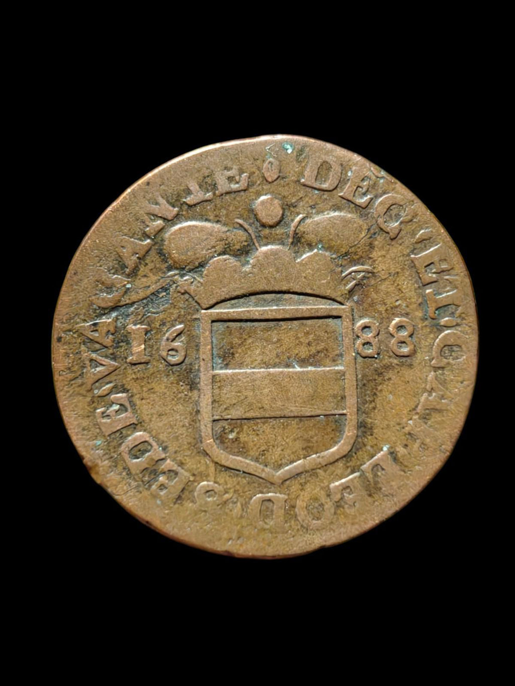 1688 列日 - 比利时 1 里亚尔 - 宗座出缺圣兰伯特