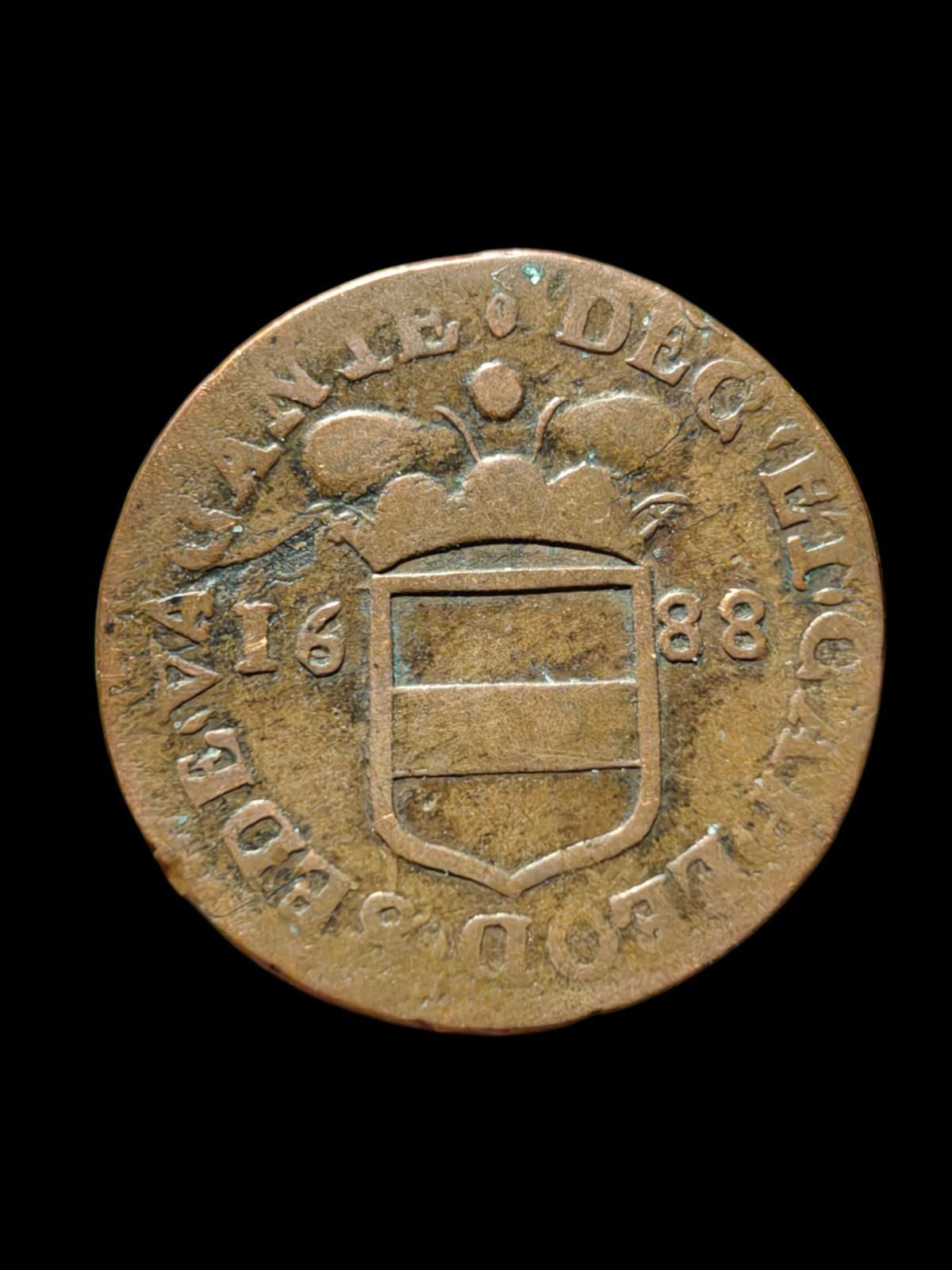 1688 列日 - 比利时 1 里亚尔 - 宗座出缺圣兰伯特