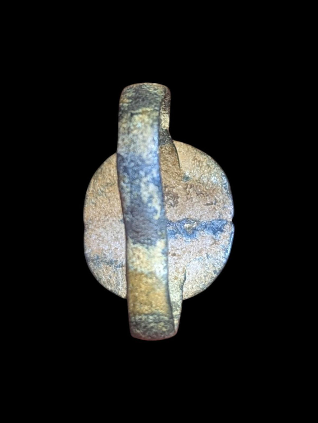 Ancient Judaea Iron Age Bronze Ring Aramaic Paleo-Hebrew Scrip Antiquity