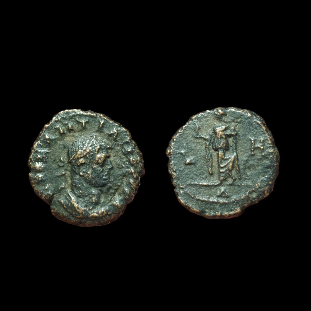 DIOCLETIAN 288AD Alexandria Egypt Potin Tetradrachm Ancient Roman Coin