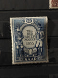 1953 Stamp Day,Prussian/Bavarian postillon,Costume,Uniform,Germany Saar,M342,MNH