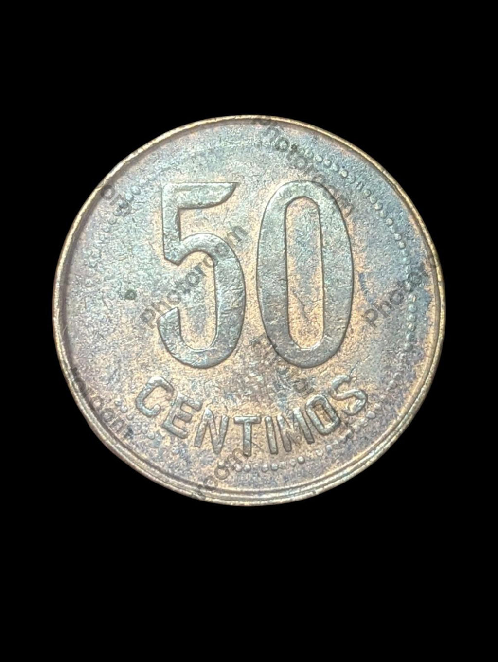 Spain - 50 Centimos 1937 Republican Minting Copper - KM.754 Cal.3 Schön.20