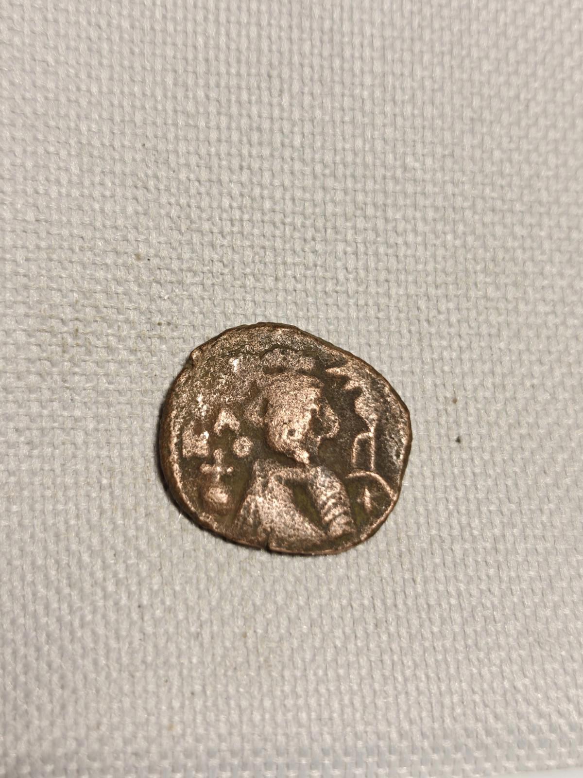 Arab Byzantine Umayyad Caliph. Mu'awiya Hims Emessa in Sorya Islamic Coin