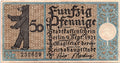 Notgeld Berlin (Germany) 50 Pfennig 1921 WWI