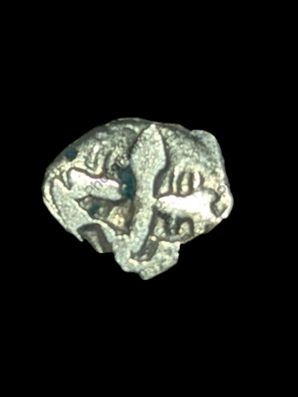 India Bengal INDUS Valley Mayuriyan Punch silver Coin 300 BC BIRD Symbol