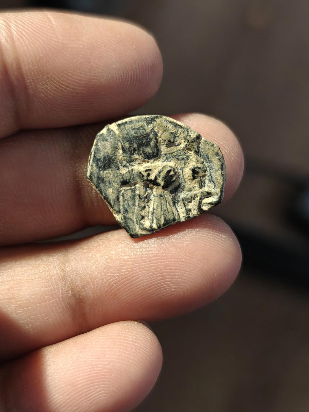 Arab Byzantine Umayyad Caliph. Mu'awiya Hims Emessa in Sorya Islamic Coin